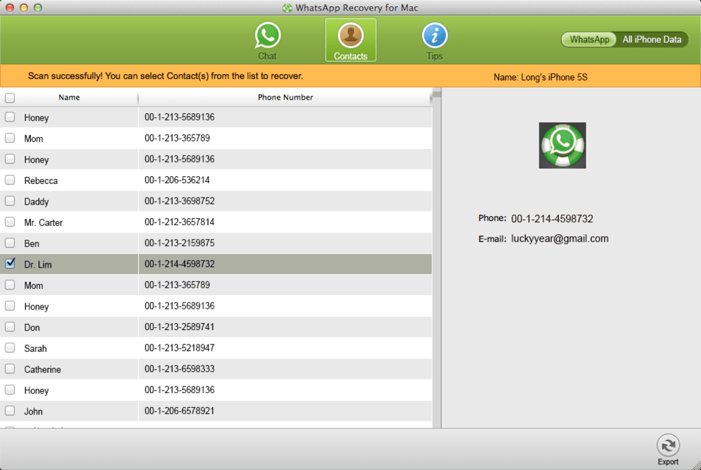 Whatsapp recovery tool mac